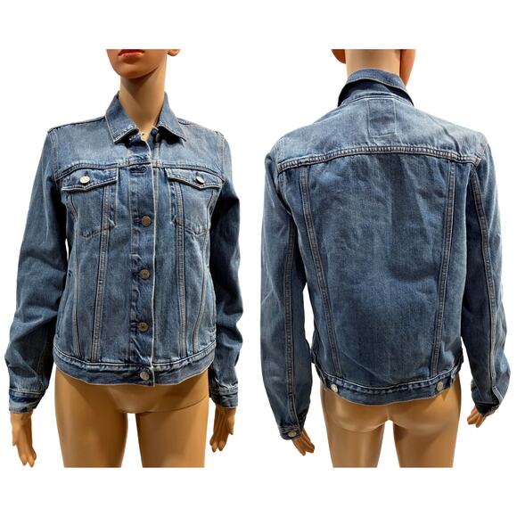 Vintage Y2K Gap Denim Jacket – Women’s Small, Stonewashed Blue Jean Jacket - Picture 2 of 9